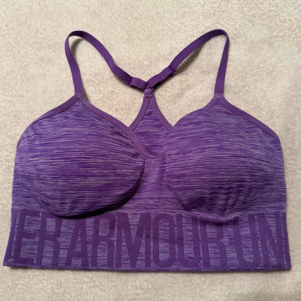 Under Armour Women's Violet Sports Bra